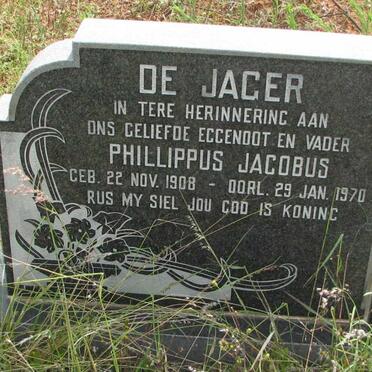 JAGER Phillippus Jacobus, de 1908-1970
