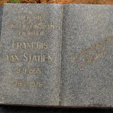 STADEN Francois, van 1955-1975