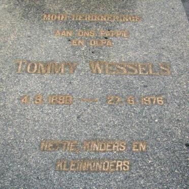 WESSELS Tommy 1898-1976 &amp; Hettie PIETERSE 1903-1992