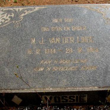 LINDE M.J., van der 1944-196?