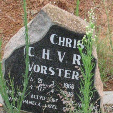VORSTER C.H.V.R. 1966-1996