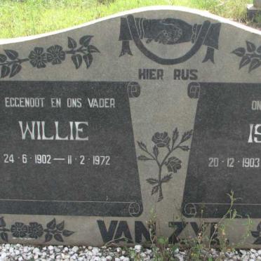 ZYL Willie, van 1902-1972 &amp; Issie 1903-1981