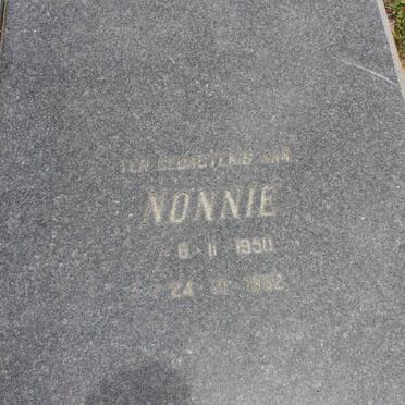 JORDAAN Nonnie 1950-1982