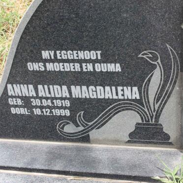 STEYN Anna Alida Magdalena 1919-1999