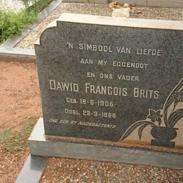 BRITS Dawid Francois 1905-1966 & Anna Wilhelmina C. 1916-1993 _1
