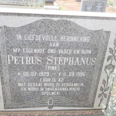 BRITS Petrus Stephanus 1929-1996
