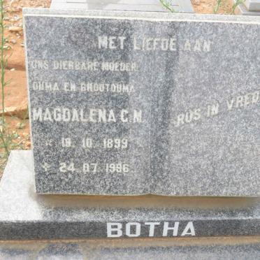 BOTHA Magdalena C.N. 1899-1986