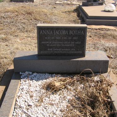 BOTHA Anna Jacoba 1925-2001