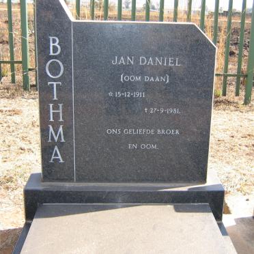 BOTHMA Jan Daniel 1911-1981