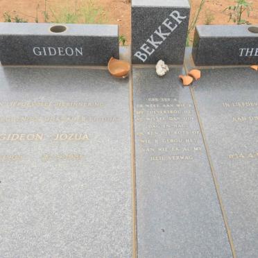 BEKKER Gideon Jozua 1908-1986 & Dorothea 1911- _1