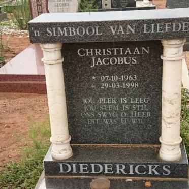 DIEDERICKS Christiaan Jacobus 1963-1998