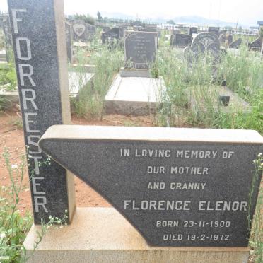 FORRESTER Florence Elenor 1900-1972