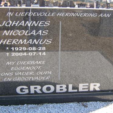GROBLER Johannes Nicolaas Hermanus 1929-2004