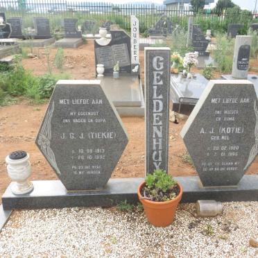 GELDENHUYS J.G.J. 1913-1992 &amp; A.J. NEL 1920-1995