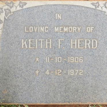 HERD Keith F. 1906-1972