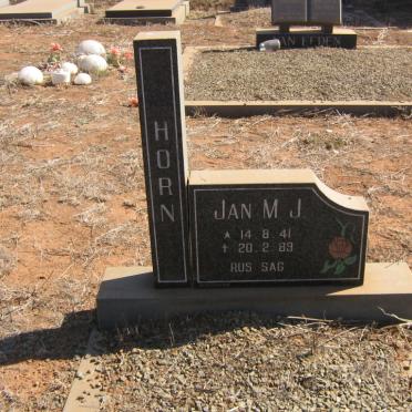 HORN Jan M.J. 1941-1989