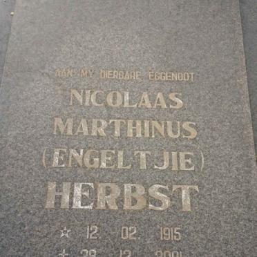 HERBST Nicolaas Marthinus 1915-2001