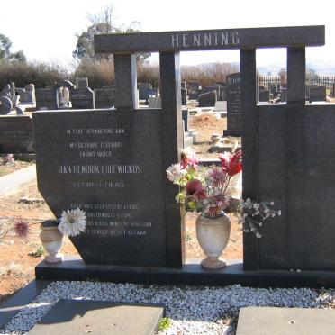 HENNING Jan Hendrik Lodewickus 1917-1975