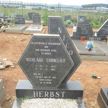 HERBST Nicolaas Cornelius 1973-1997
