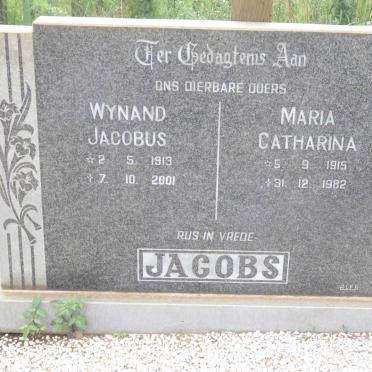 JACOBS Wynand Jacobus 1919-2001 &amp; Maria Catharina 1915-1982