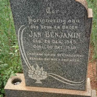 JACOBS Jan Benjamin 1943-1958