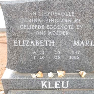 KLEU Elizabeth Maria 1947-1996