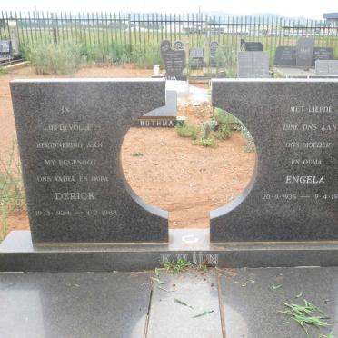 KUUN Derick 1924-1988 &amp; Engela 1935-1996