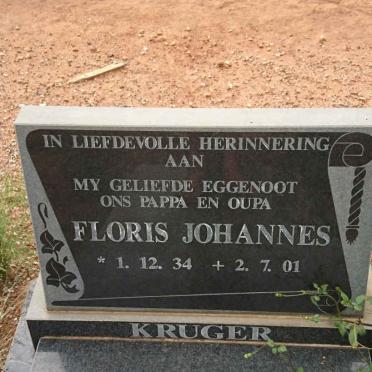 KRUGER Floris Johannes 1934-2001