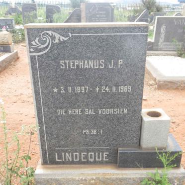 LINDEQUE Stephanus J.P. 1897-1969