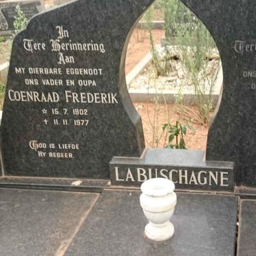 LABUSCHAGNE Coenraad Frederik 1902-1977 &amp; Finnie DU PLESSIS 1901-1987