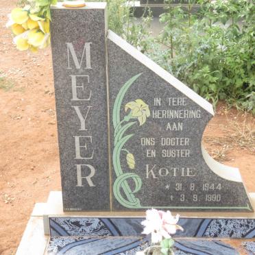 MEYER Kotie 1944-1990