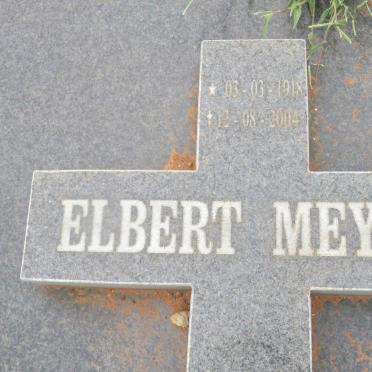 MEYER Elbert 1918-2004