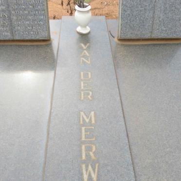MERWE Hermanus Johannes, van der 1944-1981 _1