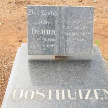 OOSTHUIZEN Debbie 1961-1997