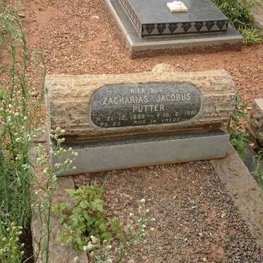 PUTTER Zacharias Jacobus 1898-1980