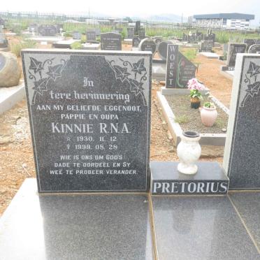 PRETORIUS R.N.A. 1930-1999