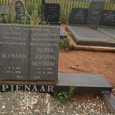 PIENAAR Wynand 1912-1986 &amp; Susara Johanna Hendrina 1914-1983