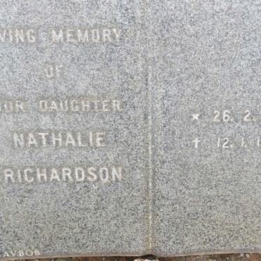 RICHARDSON Nathalie 1954-1969