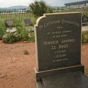 ROUX Hendrik Jacobus, le 1890-1963