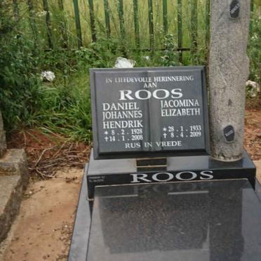 ROOS Daniel Johannes Hendrik 1928-2008 &amp; Jacomina Elizabeth 1933-2009