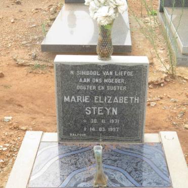 STEYN Marie Elizabeth 1971-1997