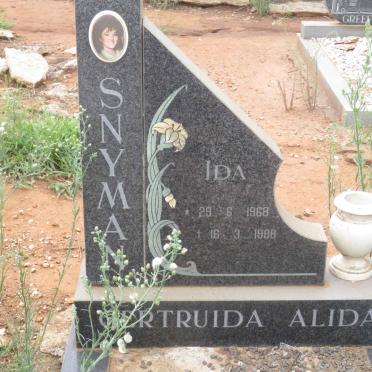 SNYMAN Gertruida Aletta 1968-1988