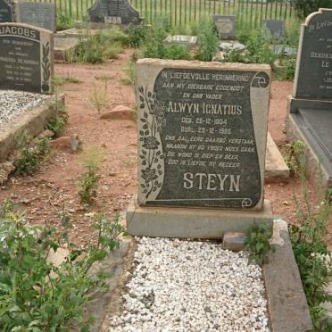 STEYN Alwyn Ignatius 1934-1965