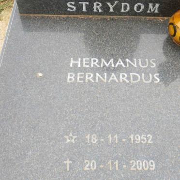STRYDOM Hermanus Bernardus 1952-2009