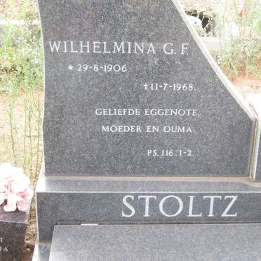 STOLTZ Coenraad 1905-1979 &amp; Wilhelmina G.F. 1906-1968