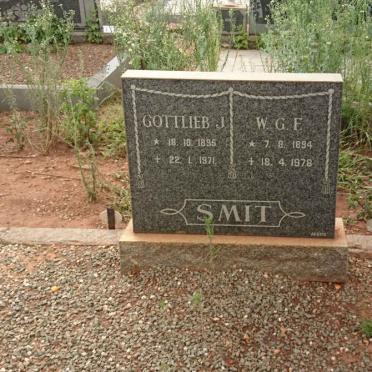 SMIT Gottlieb J. 1895-1971 &amp; W.G.F. 1894-1978