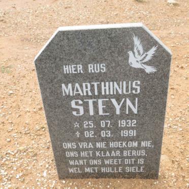 STEYN Marthinus 1932-1991
