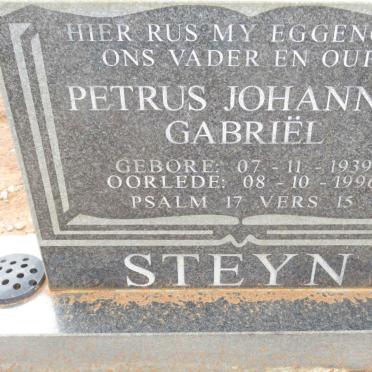 STEYN Petrus Johannes Gabriel 1939-1996