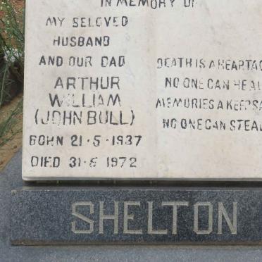 SHELTON Arthur William 1937-1972