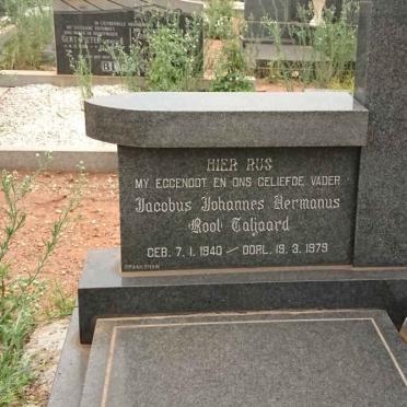TALJAARD Jacobus Johannes Hermanus R. 1940-1979